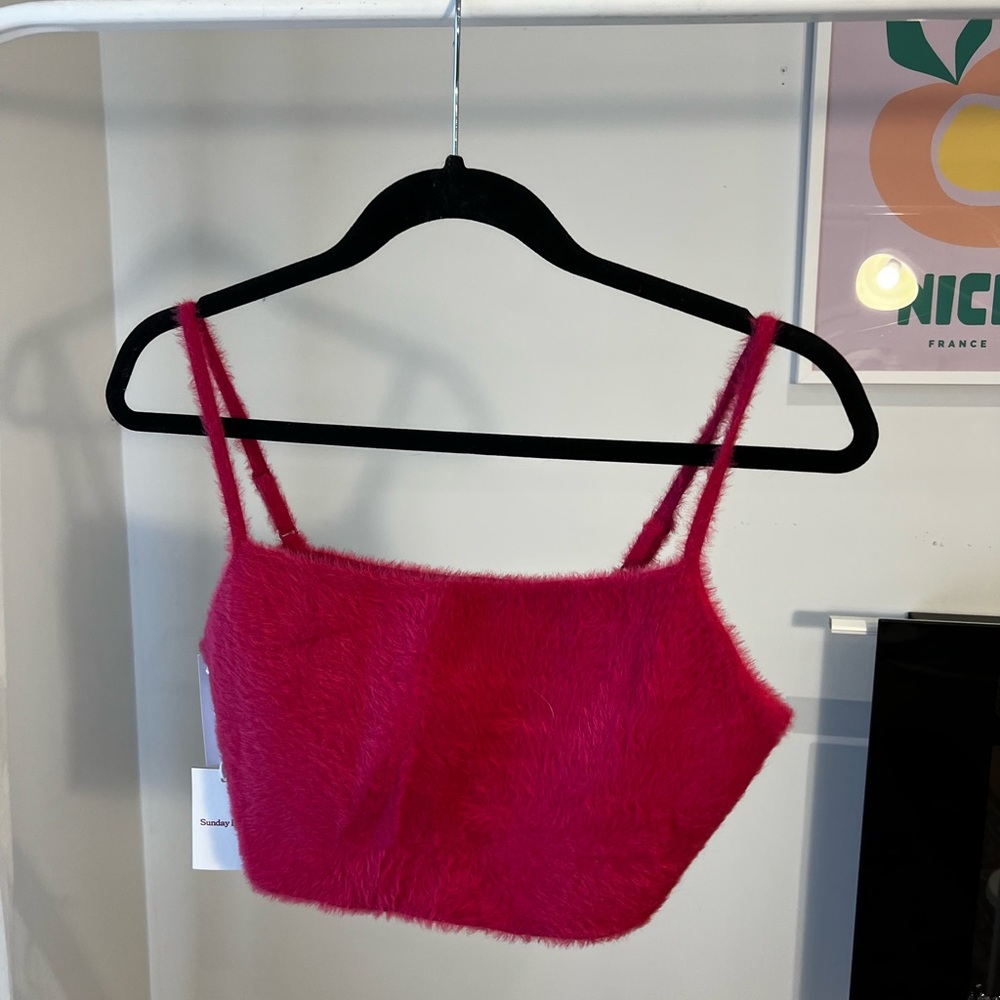 Sunday Best Pink Cropped Top